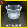 OEM PP Clear Disposable Takeaway Plastic 18oz/590ml Lunch Bowl with Lid